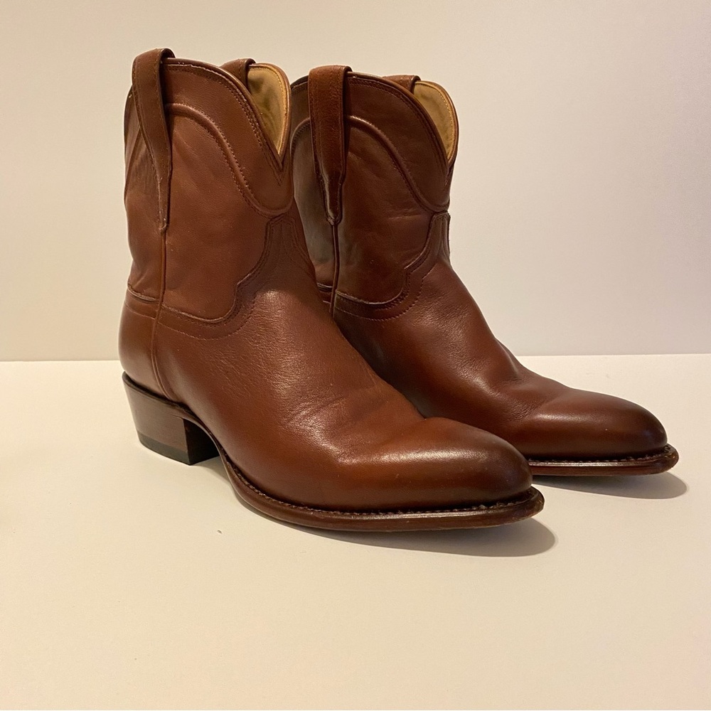 Tecova Brown Leather Short Boots